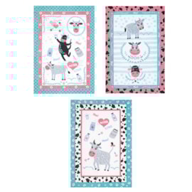 Kit 12 Panos de Copa Felpudo Estampado Dohler Mimosa Kit 12 Panos de Copa Felpudo Estampado Dohler Mimosa