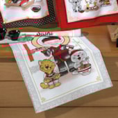 Kit 12 Panos de Copa Felpudo Estampado Dohler Sushi 01 Kit 12 Panos de Copa Felpudo Estampado Dohler Sushi 01