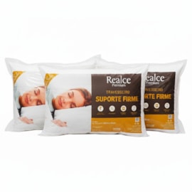 Kit 3 Travesseiro Extra Firme Sultan Realce Premium 50x70