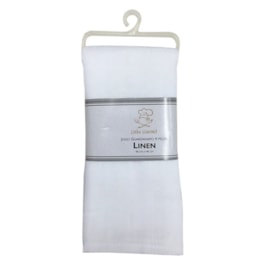 Kit 4 Guardanapos Linen Niazitex 46cm x 46cm Branco