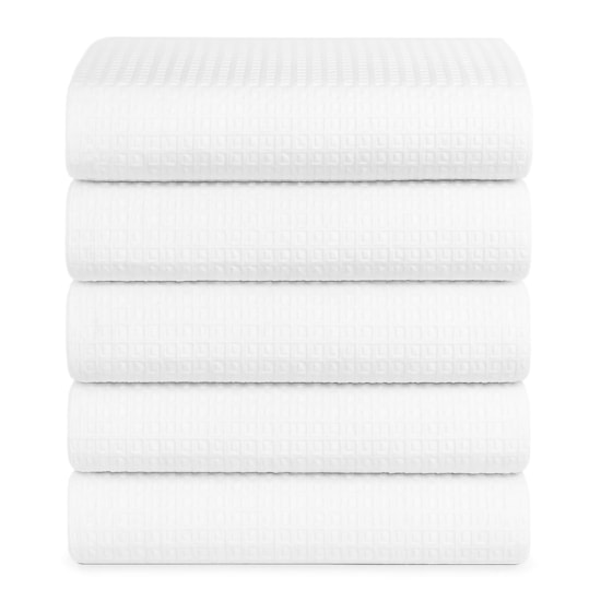 Kit 5 Colchas Queen Piquet Teka Genova 100% Algodão Branco