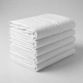 Kit 5 Lençois Elásticado Hotelaria Solteiro 250cm x 160cm 80%Algodão 20%Poliester(ATACADO)