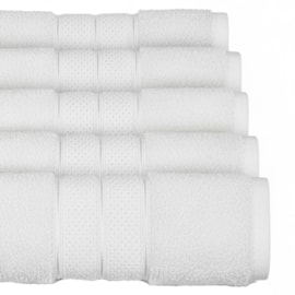 Kit 5 Toalha de Banho Avulsa Teka Dry Alice Branco