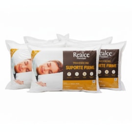 Kit 5 Travesseiro Extra Firme Sultan Realce Premium 50x70