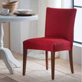 Kit 6 Capas de Cadeira Adomes Vermelho Kit 6 Capas de Cadeira Adomes Vermelho