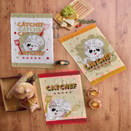 Kit 6 Panos de Copa Felpudo Teka Primore CatChef