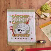 Kit 6 Panos de Copa Felpudo Teka Primore CatChef
