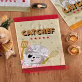 Kit 6 Panos de Copa Felpudo Teka Primore CatChef