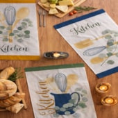 Kit 6 Panos de Copa Felpudo Teka Primore Kitchen II 100% Algodão 40x65 cm