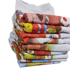 Kit 9 Pano de Prato Pé de Galinha Mc Flanelas Estampado 41cm x 69cm Kit 9 Pano de Prato Pé de Galinha Mc Flanelas Estampado 41cm x 69cm