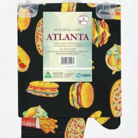 Kit Avental+Luva Atlanta Ober Lanches Kit Avental+Luva Atlanta Ober Lanches