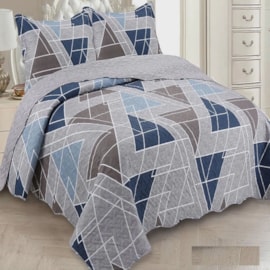 Kit Cobre Leito Solteiro Rozac London Est.4 (1 Cobreleito + 1 Porta-Travesseiro) Kit Cobre Leito Solteiro Rozac London Est.4 (1 Cobreleito + 1 Porta-Travesseiro)