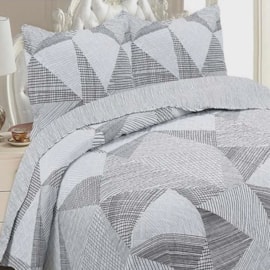 Kit Cobre Leito Solteiro Rozac London Est.5 (1 Cobreleito + 1 Porta-Travesseiro) Kit Cobre Leito Solteiro Rozac London Est.5 (1 Cobreleito + 1 Porta-Travesseiro)