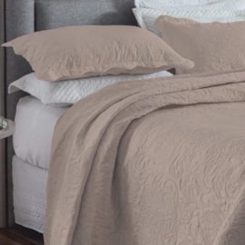 Kit Colcha Casal Rozac Classic Bege (1 Colcha + 2 Porta-Travesseiro) Kit Colcha Casal Rozac Classic Bege (1 Colcha + 2 Porta-Travesseiro)