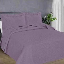 Kit Colcha Solteiro Flora Habitat Lilas (1 Colcha + 1 Porta-Travesseiro) Kit Colcha Solteiro Flora Habitat Lilas (1 Colcha + 1 Porta-Travesseiro)