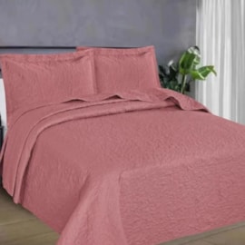 Kit Colcha Solteiro Flora Habitat Rosè (1 Colcha + 1 Porta-Travesseiro) Kit Colcha Solteiro Flora Habitat Rosè (1 Colcha + 1 Porta-Travesseiro)