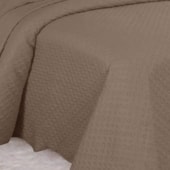 Kit Colcha Solteiro Rozac Classic Marrom (1 Colcha + 1 Porta-Travesseiro)