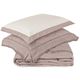 Kit coordenado Cobreleito Super King Lavive Vira Doblo Ferrara Rose Kit coordenado Cobreleito Super King Lavive Vira Doblo Ferrara Rose