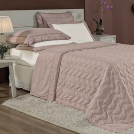 Kit coordenado Cobreleito Super King Lavive Vira Doblo Ferrara Rose Kit coordenado Cobreleito Super King Lavive Vira Doblo Ferrara Rose