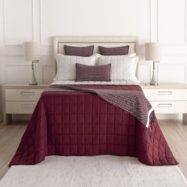 Kit Coordenado Queen Lavive Diana Cabernet Kit Coordenado Queen Lavive Diana Cabernet