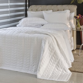 Kit Coordenado Queen Lavive Jardine Branco Kit Coordenado Queen Lavive Jardine Branco