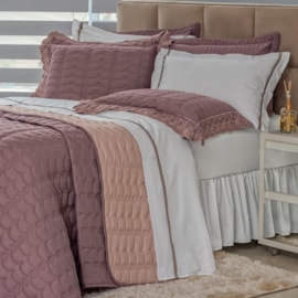 Kit Coordenado Super-King Lavive Jardine Lavanda/Rose Kit Coordenado Super-King Lavive Jardine Lavanda/Rose