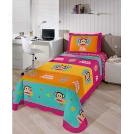 Kit Edredom Solteiro Paul Frank Matelassê Buettner Listras Kit Edredom Solteiro Paul Frank Matelassê Buettner Listras