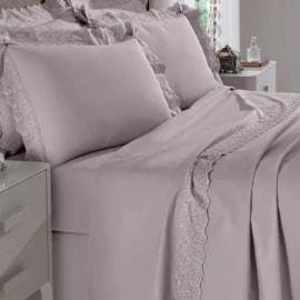 Kit Enxoval Jogo de Cama King e Jogo de Banho Bouton Bege Kit Enxoval Jogo de Cama King e Jogo de Banho Bouton Bege