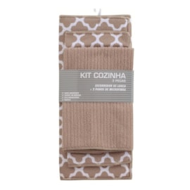Kit Escorredor de Louça Jolitex Bege 3 Peças Kit Escorredor de Louça Jolitex Bege 3 Peças