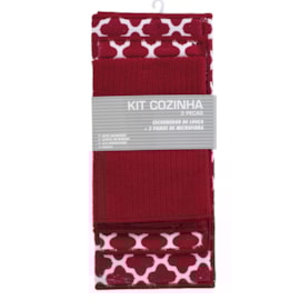 Kit Escorredor de Louça Jolitex Vermelho 3 Peças Kit Escorredor de Louça Jolitex Vermelho 3 Peças