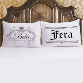 Kit Fronha Divertida Vivaldi Fusion 50 x 70 A Bela e a Fera (2 Fronhas) Kit Fronha Divertida Vivaldi Fusion 50 x 70 A Bela e a Fera (2 Fronhas)