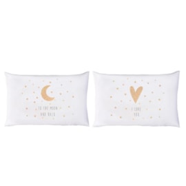 Kit Fronha Divertida Vivaldi Fusion 50 x 70 Love Moon (2 Fronhas) Kit Fronha Divertida Vivaldi Fusion 50 x 70 Love Moon (2 Fronhas)