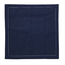 Kit Guardanapo Algodão Ponto Ajour 40cm x 40cm Jolitex Azul Marinho 2 Peças Kit Guardanapo Algodão Ponto Ajour 40cm x 40cm Jolitex Azul Marinho 2 Peças