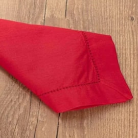 Kit Guardanapo Ponto Ajour 40cm x 40cm Argivai Vermelho 4 peças Kit Guardanapo Ponto Ajour 40cm x 40cm Argivai Vermelho 4 peças