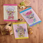 Kit Pano de Copa Felpudo Teka Primore Estampas Lhamas 6 Pçs Kit Pano de Copa Felpudo Teka Primore Estampas Lhamas 6 Pçs