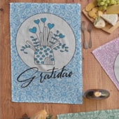 Kit Pano de Copa Felpudo Teka Primore Estampas Sentimentos 6 Pçs Kit Pano de Copa Felpudo Teka Primore Estampas Sentimentos 6 Pçs