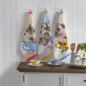 Kit Pano de Copa Felpudo Teka Primore Estampas Sortidas Dogs 6 Peças Kit Pano de Copa Felpudo Teka Primore Estampas Sortidas Dogs 6 Peças