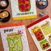 Kit Pano de Copa Teka Fiori Frutas e Queijos 6 Peças