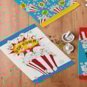 Kit Pano de Copa Teka Fiori Pop Corn e Donuts 6 Pçs Kit Pano de Copa Teka Fiori Pop Corn e Donuts 6 Pçs