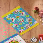 Kit Pano de Copa Teka Fiori Pop Corn e Donuts 6 Pçs Kit Pano de Copa Teka Fiori Pop Corn e Donuts 6 Pçs