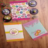 Kit Pano de Copa Teka Fiori Pop Corn e Donuts 6 Pçs Kit Pano de Copa Teka Fiori Pop Corn e Donuts 6 Pçs