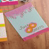 Kit Pano de Copa Teka Fiori Pop Corn e Donuts 6 Pçs Kit Pano de Copa Teka Fiori Pop Corn e Donuts 6 Pçs