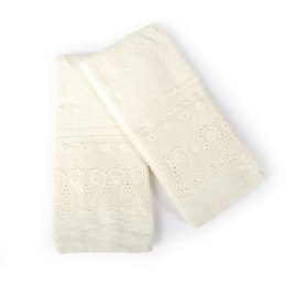 Kit Toalha Social Crystal Buettner Renascence Pérola Kit Toalha Social Crystal Buettner Renascence Pérola