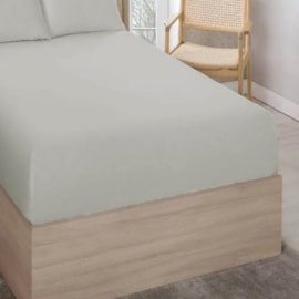 Lençol Avulso Casal Com Elástico Premium 180 Fios Bege Lençol Avulso Casal Com Elástico Premium 180 Fios Bege