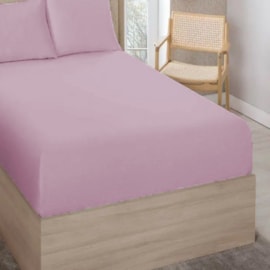 Lençol Avulso King Com Elástico Premium 180 Fios Rosè Lençol Avulso King Com Elástico Premium 180 Fios Rosè