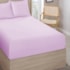 Lençol Avulso Queen Com Elástico Premium 180 Fios Rosa