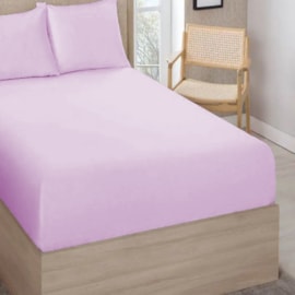 Lençol Avulso Solteiro Com Elástico Premium 180 Fios Rosa Lençol Avulso Solteiro Com Elástico Premium 180 Fios Rosa