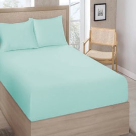 Lençol Avulso Solteiro Com Elástico Premium 180 Fios Verde Doce Lençol Avulso Solteiro Com Elástico Premium 180 Fios Verde Doce