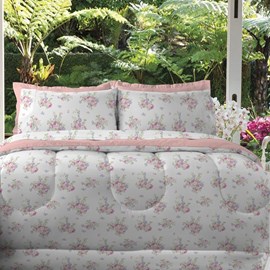 Lençol Casal com Elástico Bela Cama Romantic Lençol Casal com Elástico Bela Cama Romantic