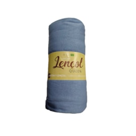 Lençol Queen com Elastico Malha SBX Azul Lençol Queen com Elastico Malha SBX Azul